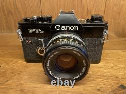 Near Mint ++ Canon FTb QL Black Film Camera FD 50mm F/1.8 S. C Standard Lens JP