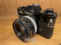 Near Mint ++ Canon FTb QL Black Film Camera FD 50mm F/1.8 S. C Standard Lens JP
