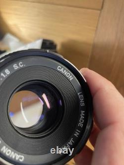 Near Mint ++ Canon FTb QL Black Film Camera FD 50mm F/1.8 S. C Standard Lens JP