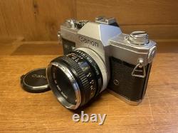 Near Mint ++ Canon FTb QL Film Camera FD 50mm F/1.8 Standard Lens From Japan