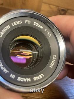 Near Mint ++ Canon FTb QL Film Camera FD 50mm F/1.8 Standard Lens From Japan