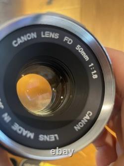 Near Mint ++ Canon FTb QL Film Camera FD 50mm F/1.8 Standard Lens From Japan