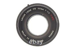Near Mint Canon F-1 F1 35mm SLR Film Camera FD 50mm F1.4 SSC Lens From JAPAN