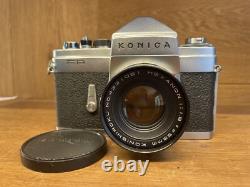 Near Mint ++ Konica FP Film Camera Hexanon 52mm F/1.8 Standard Lens From Japan
