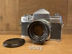 Near Mint Konica FP Film Camera Hexanon 52mm F/1.8 Standard Lens From Japan
