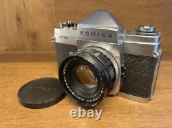 Near Mint ++ Konica FP Film Camera Hexanon 52mm F/1.8 Standard Lens From Japan
