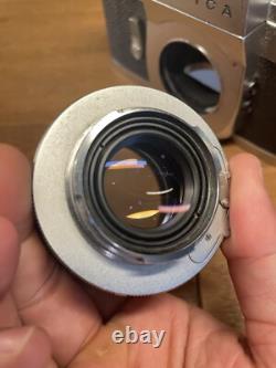 Near Mint Konica FP Film Camera Hexanon 52mm F/1.8 Standard Lens From Japan