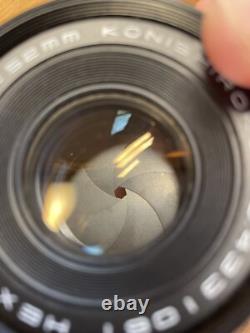 Near Mint ++ Konica FP Film Camera Hexanon 52mm F/1.8 Standard Lens From Japan