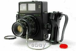 Near Mint Mamiya Universal Press Black Camera + 127mm f/4.7 Lens From Japan