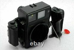 Near Mint Mamiya Universal Press Black Camera + 127mm f/4.7 Lens From Japan