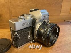 Near Mint ++ Minolta SR505 Film Camera MC Rokkor 50mm F/1.7 Lens From Japan
