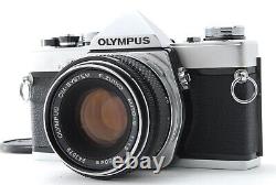 Near Mint? OLYMPUS OM-1 SLR Film Camera + F. Zuiko Auto-S 50mm f/1.8 Lens JAPAN