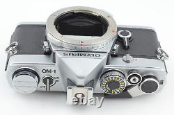 Near Mint Olympus OM-1 35mm SLR Film Camera with 50mm F1.8 Lens From JAPAN