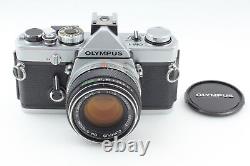 Near Mint Olympus OM-1 35mm SLR Film Camera with 50mm F1.8 Lens From JAPAN