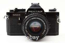 Near Mint PENTAX MX 35mm Black Film Camera PENTAX-M f/1.7 50mm Japan 2308835