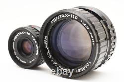 Near Mint? Pentax Auto 110 SLR Film Camera + 24mm 50mm f/2.8 Lens JAPAN