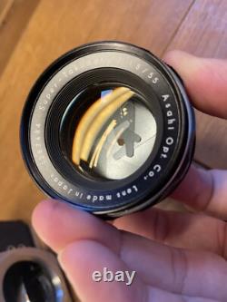 Near Mint ++ Pentax SL Film Camera Super Takumar 55mm F/1.8 Early Model Lens