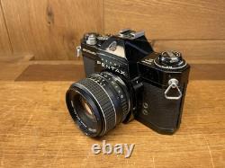 Near Mint ++ Pentax SPF Spotmatic F Black Film Camera SMC Takumar 55mm F/1.8