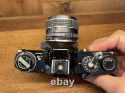 Near Mint ++ Pentax SPF Spotmatic F Black Film Camera SMC Takumar 55mm F/1.8