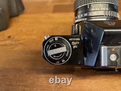 Near Mint ++ Pentax SPF Spotmatic F Black Film Camera SMC Takumar 55mm F/1.8