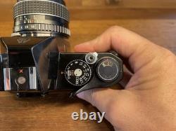 Near Mint ++ Pentax SPF Spotmatic F Black Film Camera SMC Takumar 55mm F/1.8
