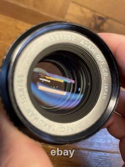 Near Mint ++ Pentax SPF Spotmatic F Black Film Camera SMC Takumar 55mm F/1.8
