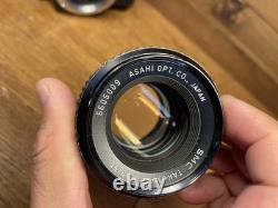 Near Mint ++ Pentax SPF Spotmatic F Black Film Camera SMC Takumar 55mm F/1.8