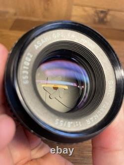 Near Mint ++ Pentax SPF Spotmatic F Black Film Camera SMC Takumar 55mm F/1.8