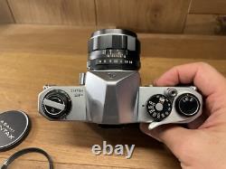 Near Mint ++ Pentax SP Spotmatic Camera Super Takumar 55mm F/1.8 Lens From JP
