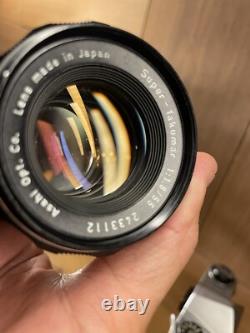 Near Mint ++ Pentax SP Spotmatic Camera Super Takumar 55mm F/1.8 Lens From JP