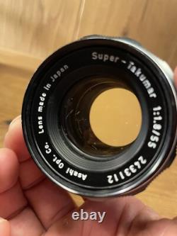 Near Mint ++ Pentax SP Spotmatic Camera Super Takumar 55mm F/1.8 Lens From JP