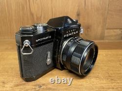 Near Mint Pentax Spotmatic SP Black Film Camera Super Takumar 55mm F/1.8 Lens
