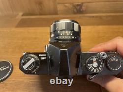 Near Mint Pentax Spotmatic SP Black Film Camera Super Takumar 55mm F/1.8 Lens