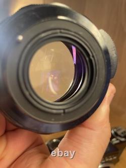 Near Mint Pentax Spotmatic SP Black Film Camera Super Takumar 55mm F/1.8 Lens