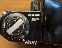Near Mint Pentax Spotmatic SP Black Film Camera Super Takumar 55mm F/1.8 Lens