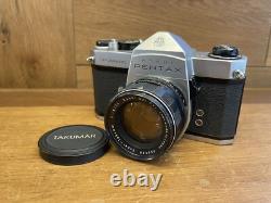 Near Mint ++ Pentax Spotmatic SP Camera Super Takumar 55mm F/1.8 Early Model