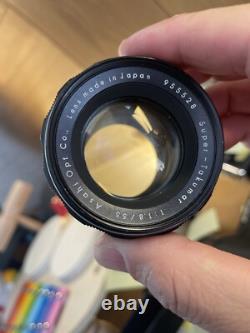 Near Mint ++ Pentax Spotmatic SP Camera Super Takumar 55mm F/1.8 Early Model