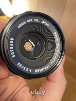 Near Mint Pentax Spotmatic SP Film Camera SMC Takumar 35mm F/3.5 Lens From JPN