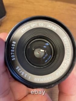 Near Mint Pentax Spotmatic SP Film Camera SMC Takumar 35mm F/3.5 Lens From JPN