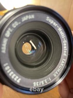 Near Mint ++ Pentax Spotmatic SP Film Camera SMC Takumar 35mm F/3.5 Lens / JPN