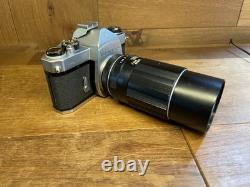 Near Mint ++ Pentax Spotmatic SP Film Camera Super Takumar 200m F/4 Telephoto