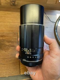 Near Mint ++ Pentax Spotmatic SP Film Camera Super Takumar 200m F/4 Telephoto