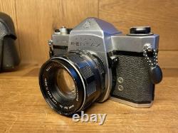 Near Mint ++ Pentax Spotmatic SP Film Camera Super Takumar 55mm 135mm From JPN
