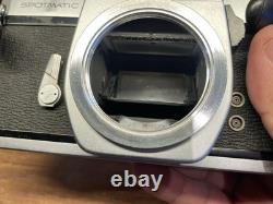Near Mint ++ Pentax Spotmatic SP Film Camera Super Takumar 55mm 135mm From JPN