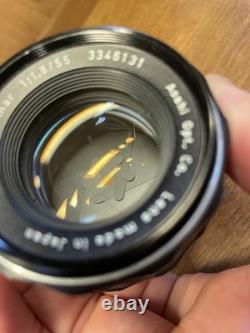 Near Mint ++ Pentax Spotmatic SP Film Camera Super Takumar 55mm F/1.8