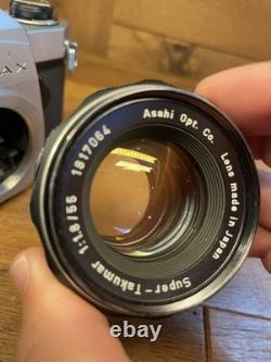 Near Mint ++ Pentax Spotmatic SP Film Camera Super Takumar 55mm F/1.8 From JPN