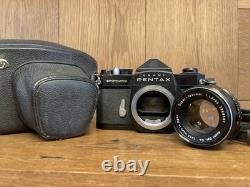 Near Mint Pentax Super Takumar 55mm F/1.8 Lens with Bonus SP Black Film Camera