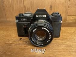 Near Mint Ricoh XR6 Film Camera Rikenon 50mm F/2 Lens Pentax K PK Mount /Japan