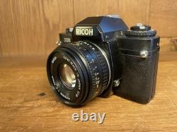 Near Mint Ricoh XR6 Film Camera Rikenon 50mm F/2 Lens Pentax K PK Mount /Japan