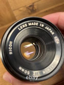 Near Mint ++ Ricoh XR7 Film Camera XR Rikenon 50mm F/2 Lens Pentax K PK Mount